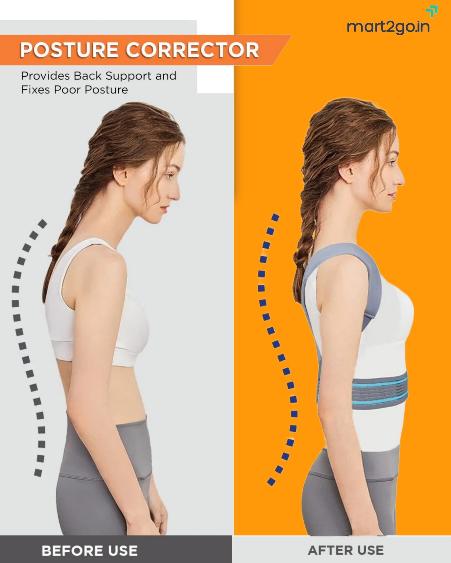Advanced Back Posture Correction Belt Spine & Shoulder Support Brace