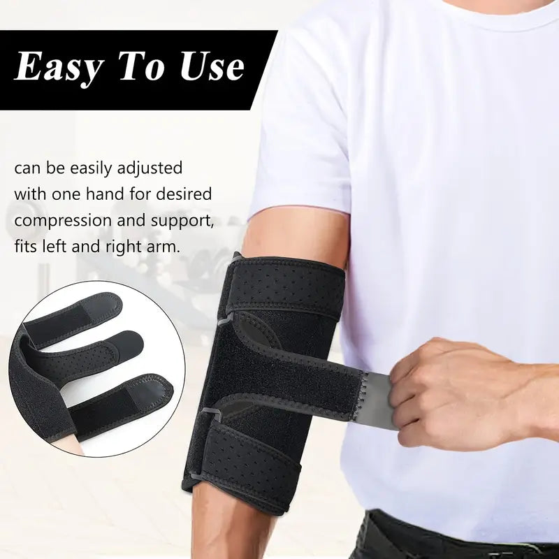 Adjustable Elbow Brace for Pain Relief – Support for Tennis Elbow, Tendonitis & Arthritis
