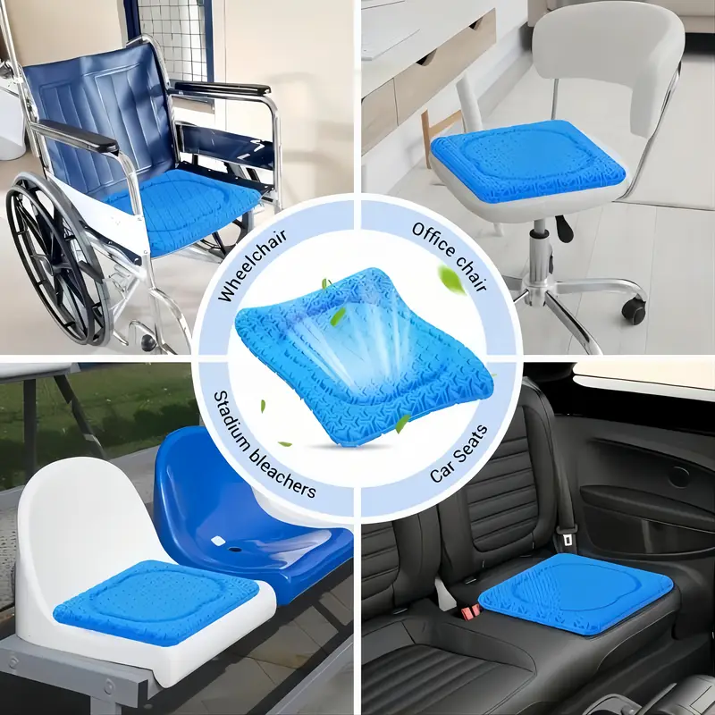 Orthopedic Gel Seat Cushion for Back Pain Relief