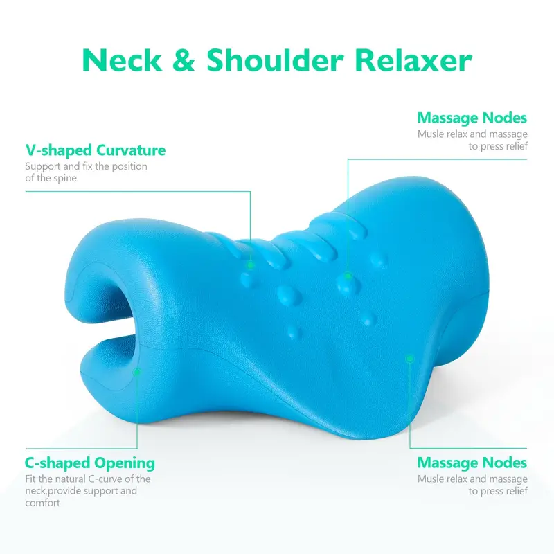 Neck Relaxer – Cervical Spine Pillow for Neck & Shoulder Pain Relief