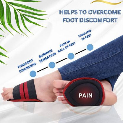 Advance Foot Pad (Red) Shock Absorbing Foot Pain Relief Support