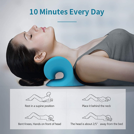 Neck Relaxer – Cervical Spine Pillow for Neck & Shoulder Pain Relief
