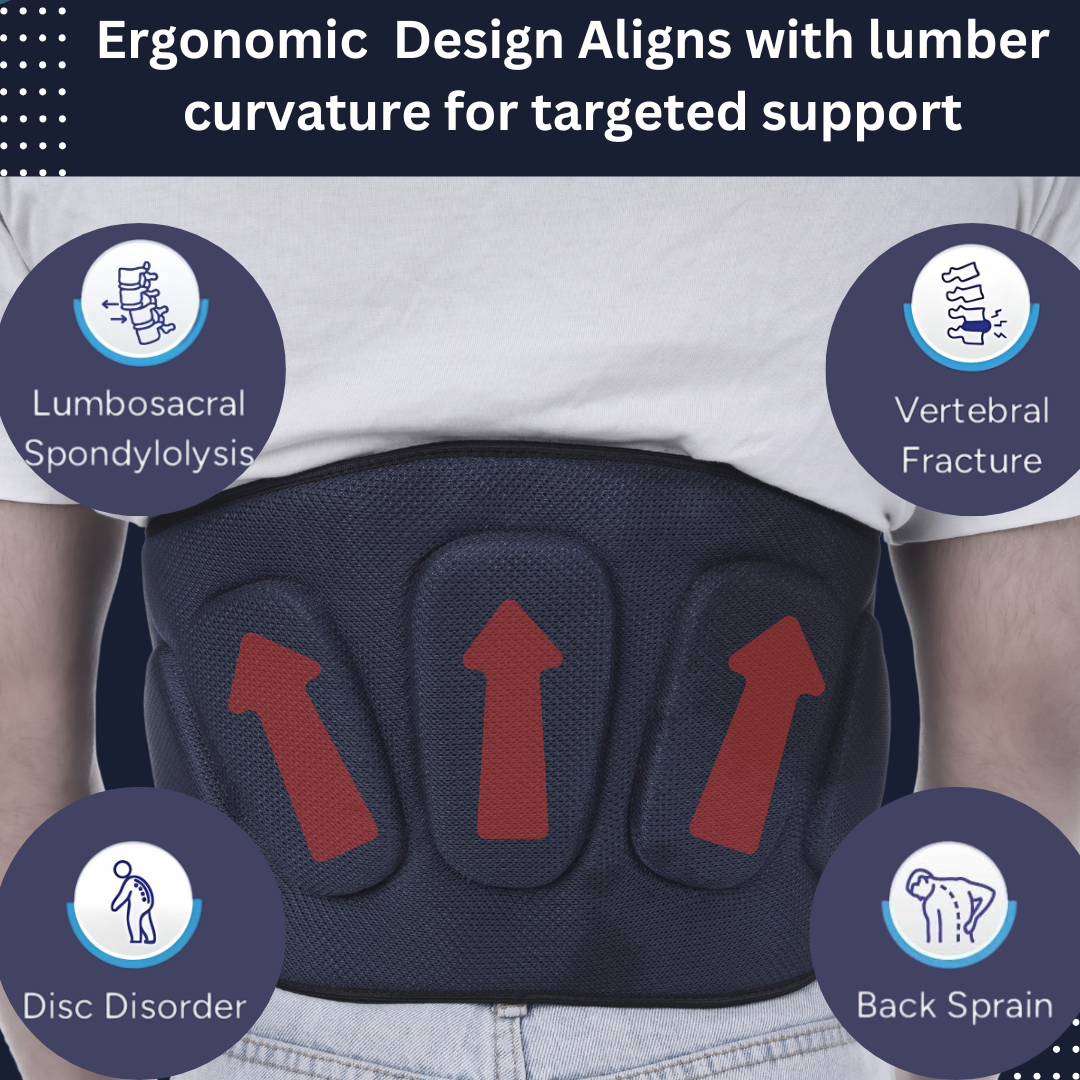 Pain Relief Back Support Belt For Bike Riders