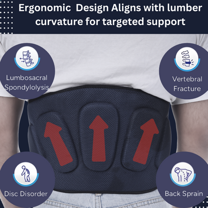 Bikers Pain Relief Back Support Belt