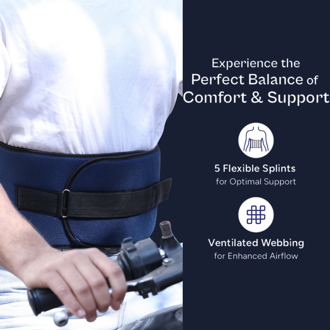 Pain Relief Back Support Belt For Bike Riders