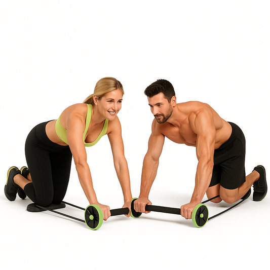 Dual Ab Roller Wheel for Abs Workout – Multi-Function Core & Home Gym Equipment