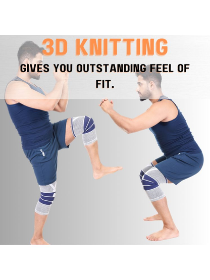 Pro Adjustable 4 Way Compression Knee Support Sleeve 3