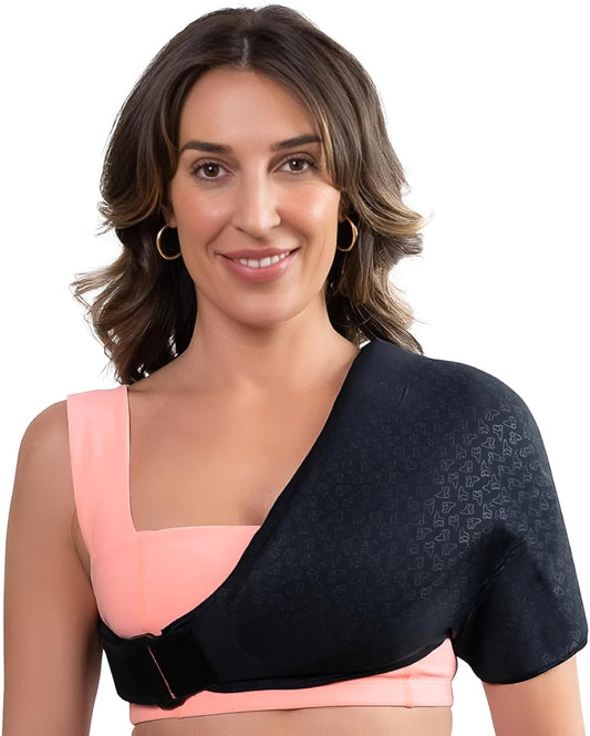 Shoulder Pack Wrap for Pain Relief Female | Reusable Compression Brace for Rotator Cuff Injury – Focus Zone Support