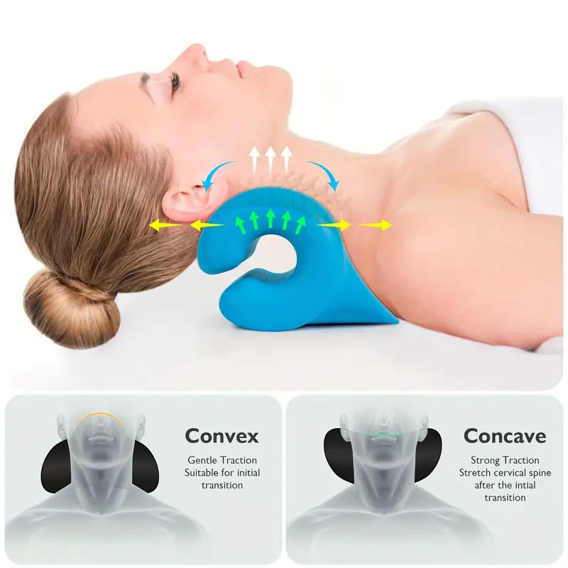 Neck Relaxer – Cervical Spine Pillow for Neck & Shoulder Pain Relief