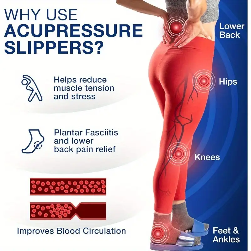 Acupressure & Magnetic Therapy Slippers for Men & Women