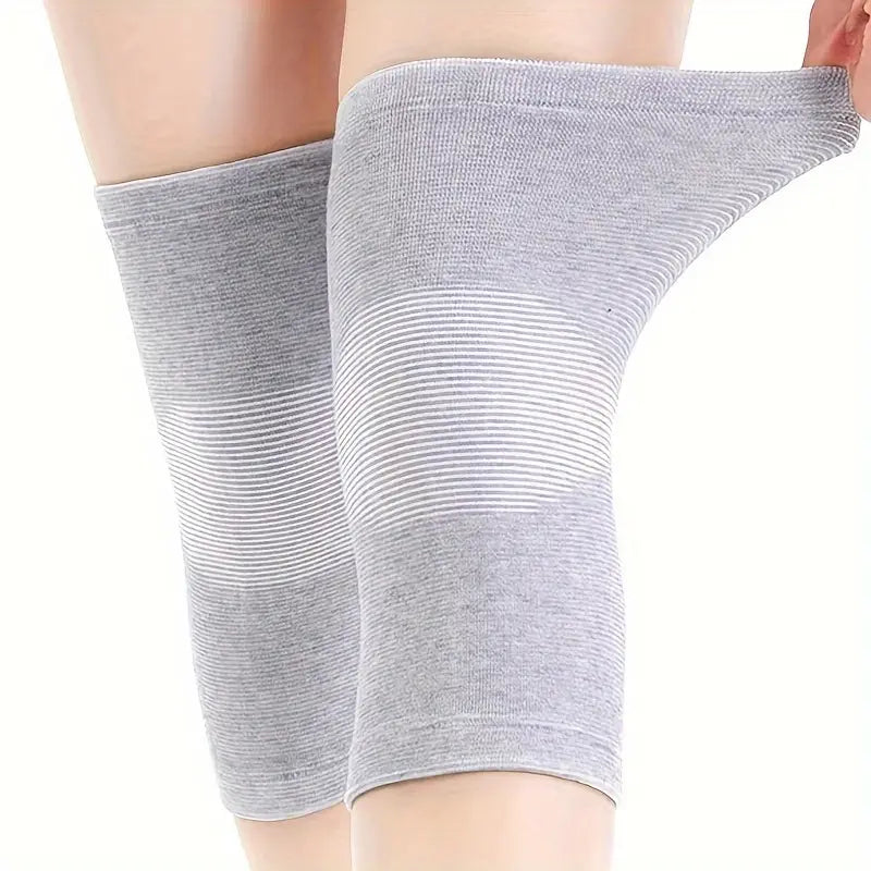 Bamboo Natural Premium Pain Relief Compression Knee Support Cap - Pair Of 1 Set